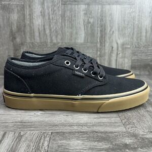 Vans Atwood Men's size 7.5/Women's 9 Black Gum Bottom Skate Shoes